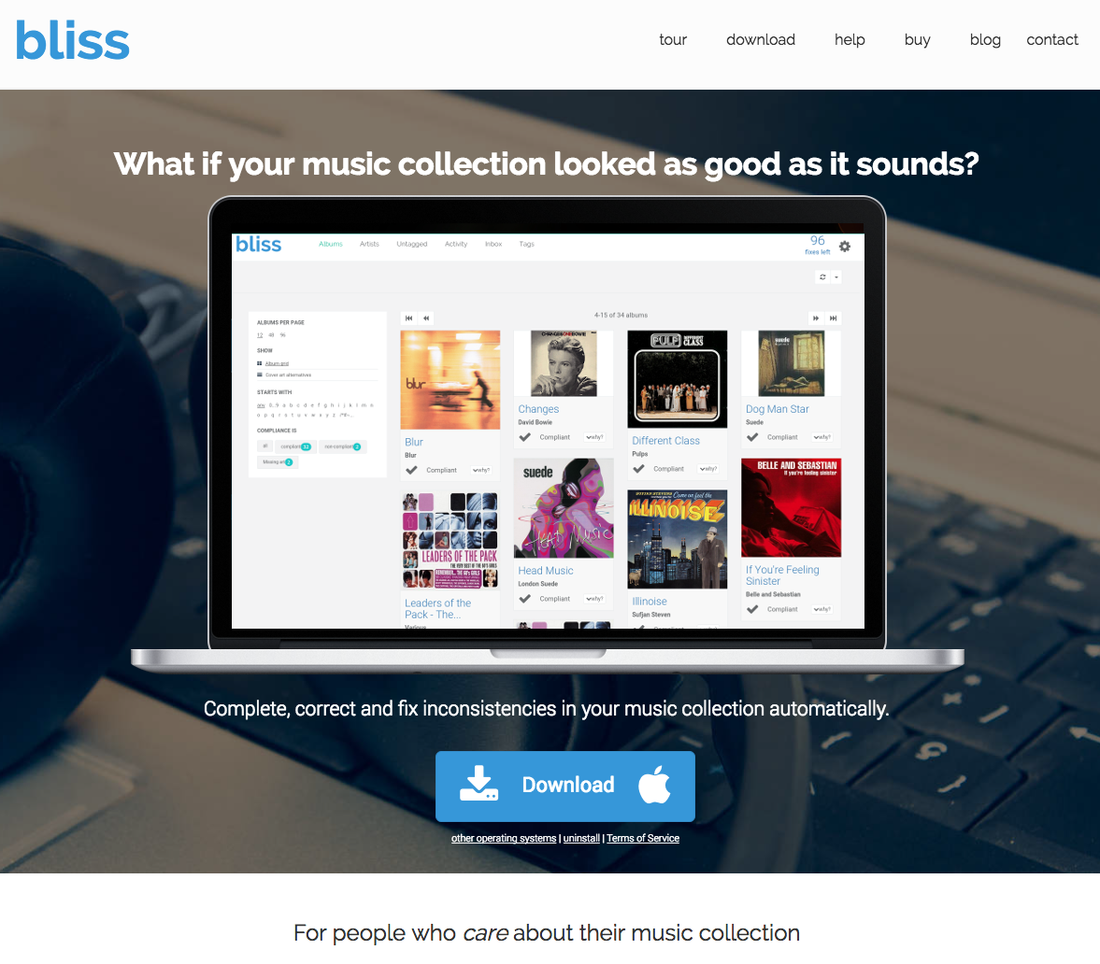 Bliss - Automatic Music Organizer
