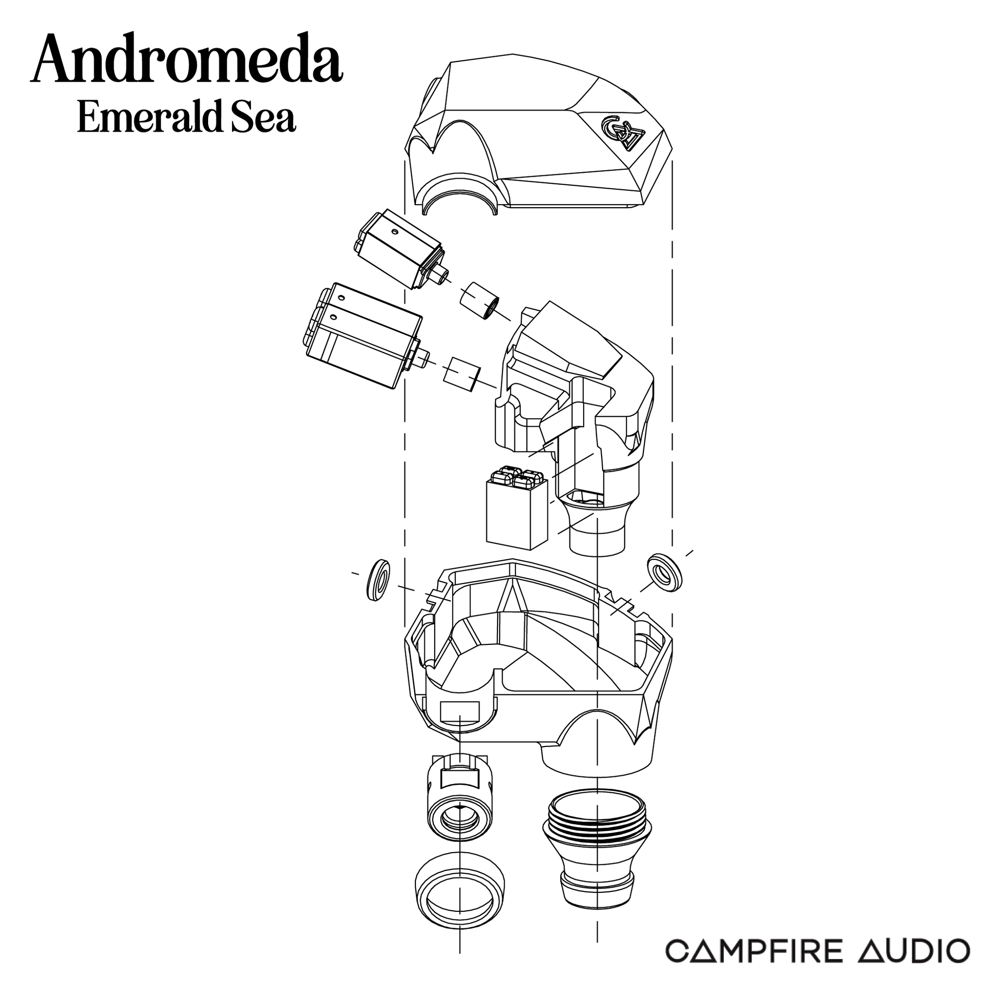 Andromeda Emerald Sea | Universal In-Ear Monitor | – Campfire Audio Andromeda Emerald Sea | Universal In-Ear Monitor | – Campfire Audio
