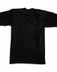 Recycled Cotton Short Sleeve T-Shirt in Black with Campfire Audio Color Block Logo Tag